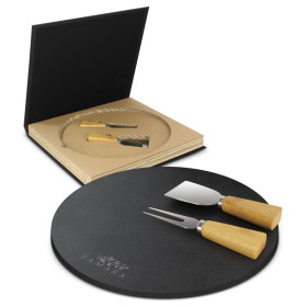 Round Slate Cheese Board Sets